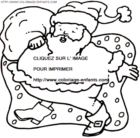 coloriage Fetes Noel Papa Noel