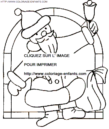 coloriage Fetes Noel Papa Noel