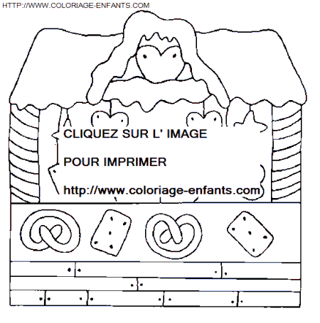 coloriage Fetes Noel Paysages