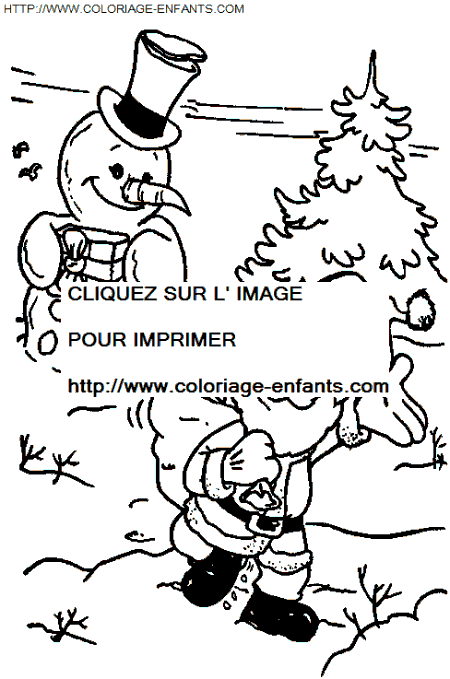 coloriage Fetes Noel Pere Noel Cadeaux