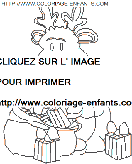 coloriage Fetes Noel Pere Noel Rennes