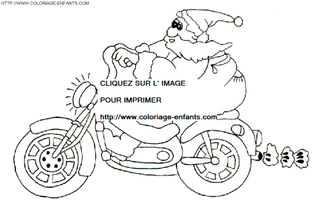 coloriage Fetes Noel Pere Noel Rigolo