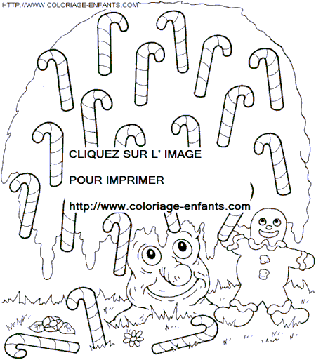 coloriage Fetes Noel Repas