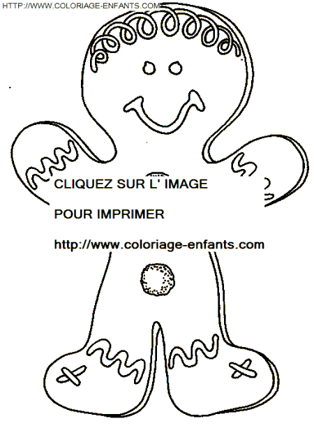 coloriage Fetes Noel Repas