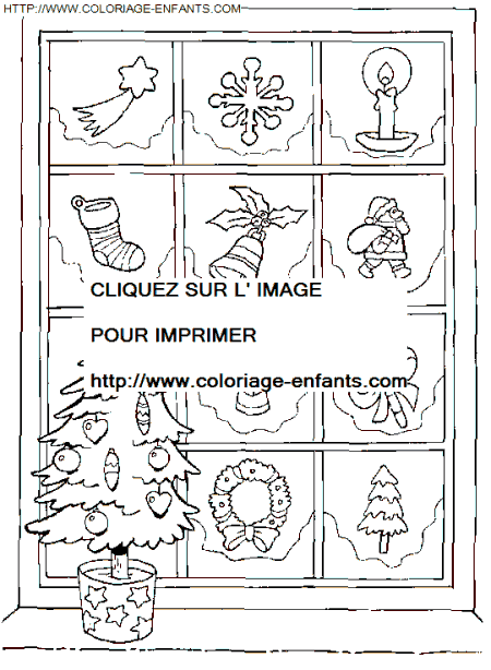 coloriage Fetes Noel Sapins Noel