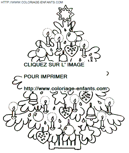 coloriage Fetes Noel Sapins Noel