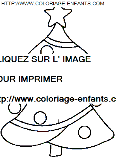 coloriage Fetes Noel Sapins Noel