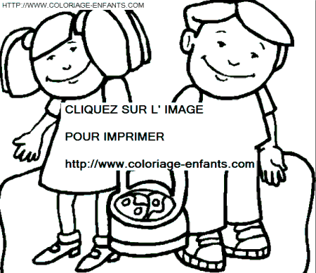 coloriage paques lapins