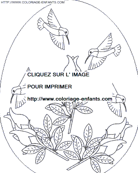 coloriage paques oeufs