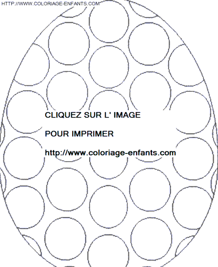 coloriage paques oeufs