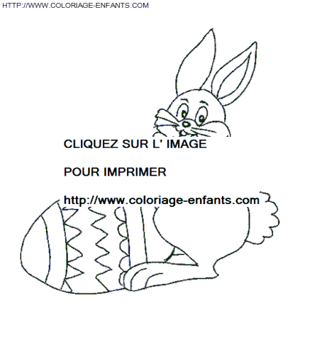 coloriage paques oeufs