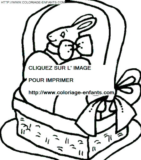 coloriage paques oeufs