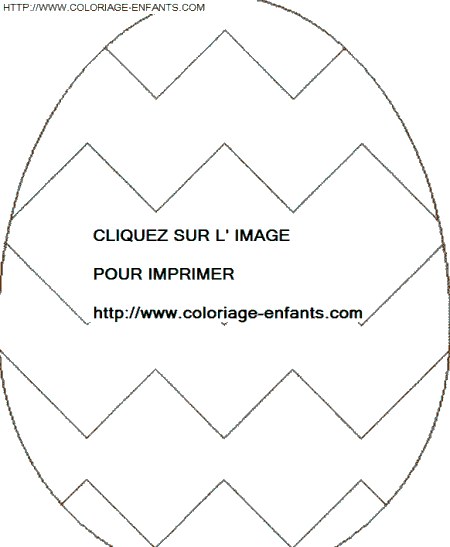 coloriage paques oeufs