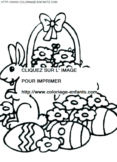 coloriage paques oeufs