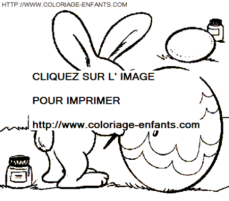 coloriage paques oeufs