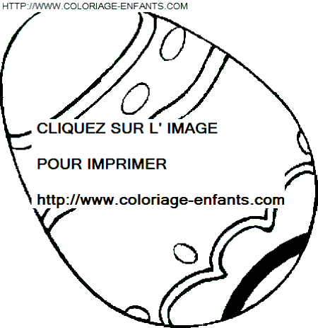 coloriage paques oeufs