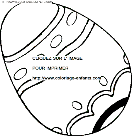 coloriage paques oeufs