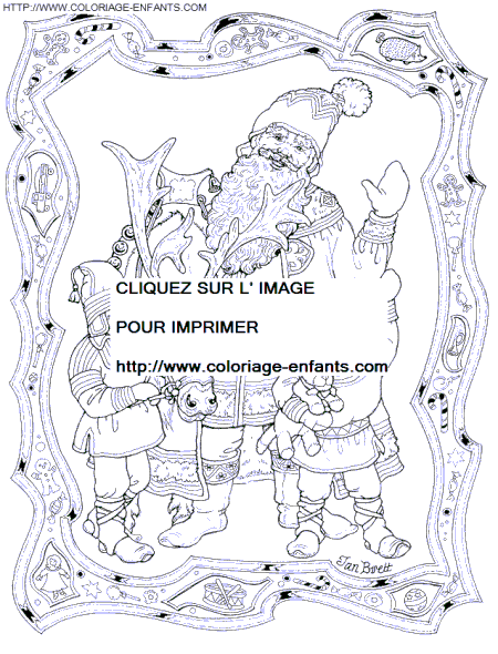 coloriage saint nicolas