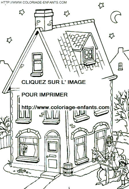 coloriage saint nicolas