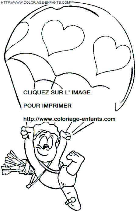 coloriage saint valentin amoureux