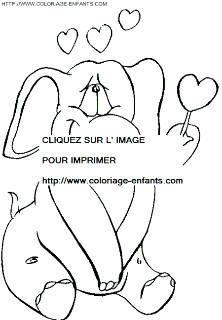 coloriage saint valentin amoureux