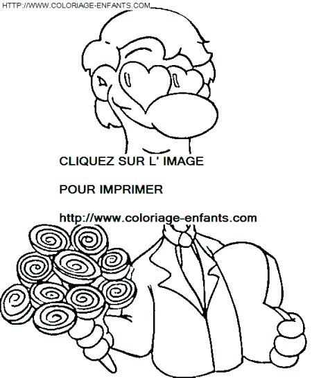 coloriage saint valentin amoureux