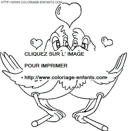 coloriage saint valentin amoureux