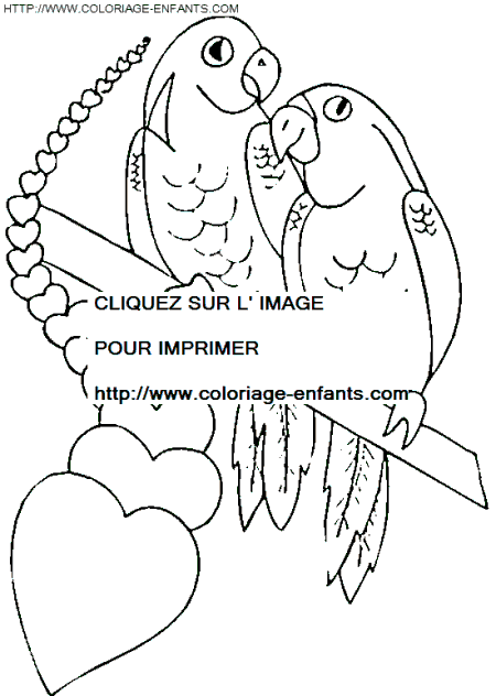 coloriage saint valentin amoureux