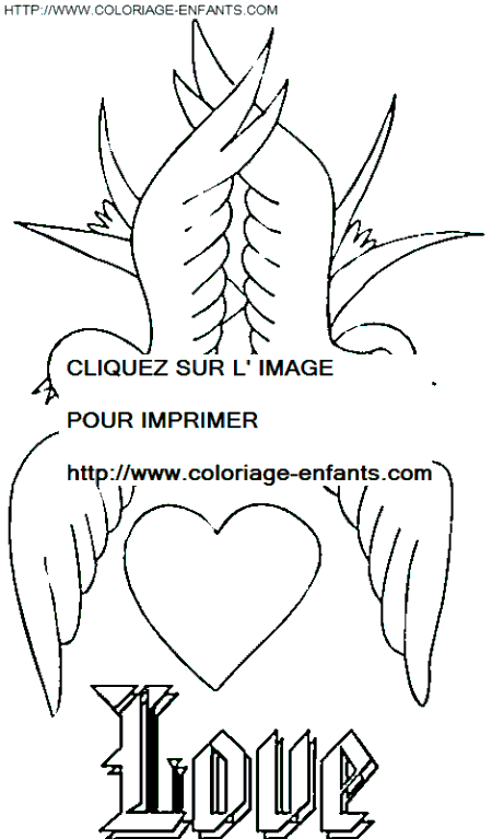 coloriage saint valentin amoureux