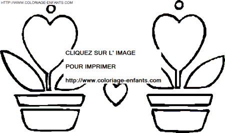 coloriage saint valentin coeurs