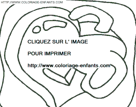 coloriage saint valentin coeurs