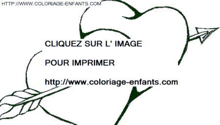 coloriage saint valentin coeurs