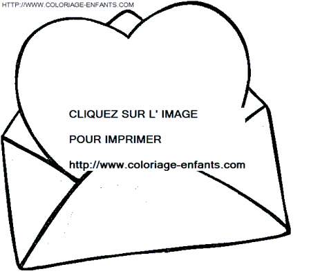 coloriage saint valentin coeurs