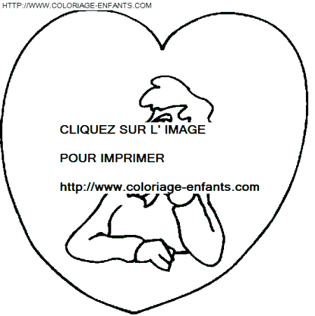 coloriage saint valentin coeurs