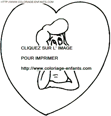 coloriage saint valentin coeurs