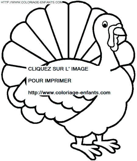 coloriage thanksgiving