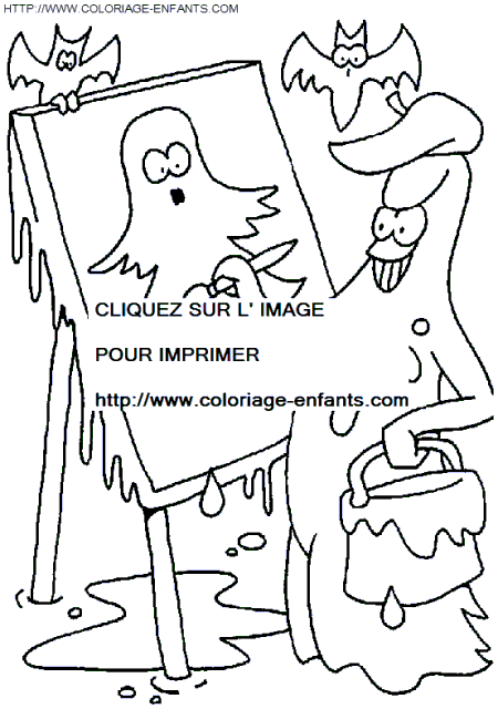 coloriage halloween