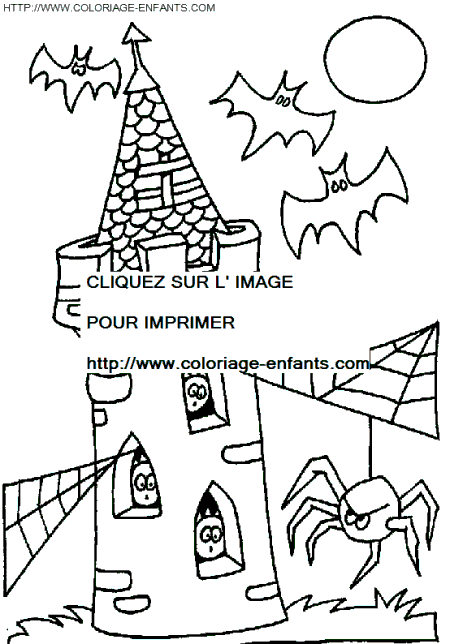 coloriage halloween