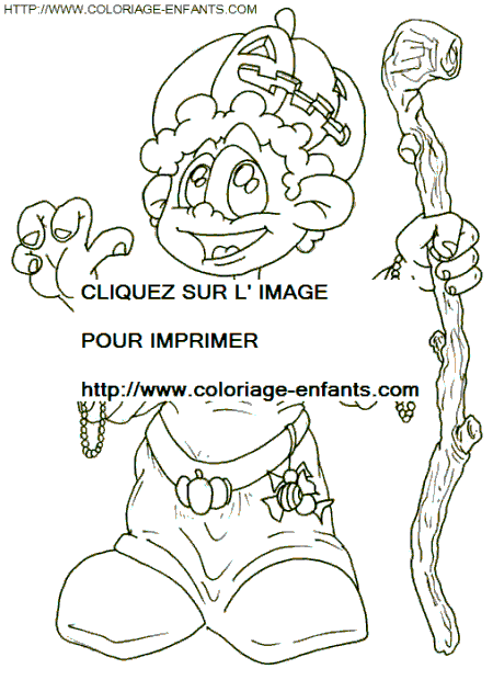 coloriage halloween