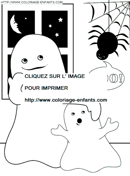 coloriage halloween