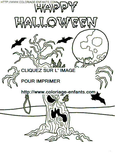 coloriage halloween