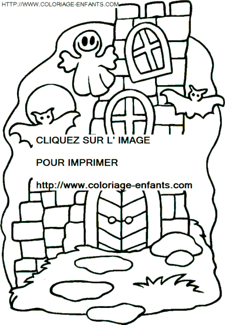 coloriage halloween