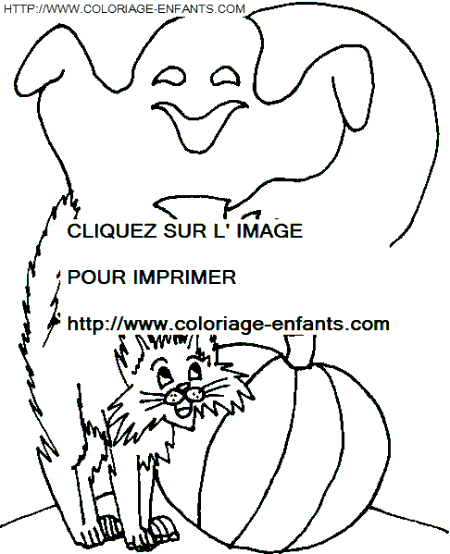 coloriage halloween