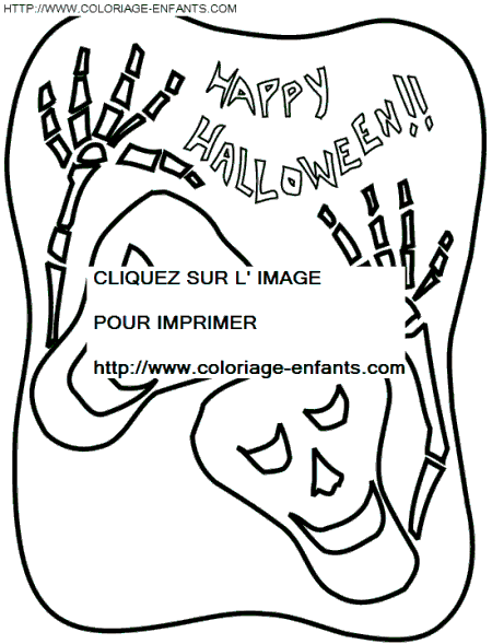 coloriage halloween