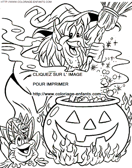 coloriage halloween