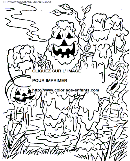 coloriage halloween