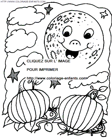 coloriage halloween