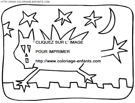 coloriage animaux halloween