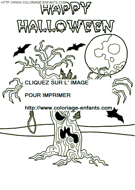 coloriage animaux halloween