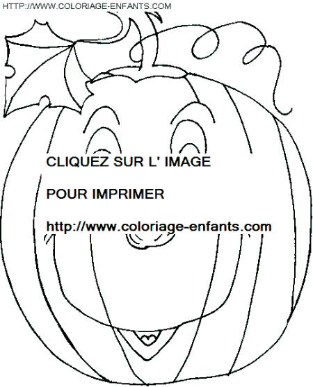 coloriage citrouilles halloween